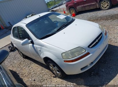 2006 CHEVROLET AVEO LS White  Gasoline KL1TD56696B592464 photo #1