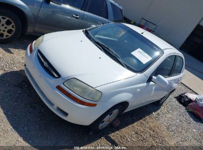 2006 CHEVROLET AVEO LS White  Gasoline KL1TD56696B592464 photo #3