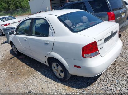 2006 CHEVROLET AVEO LS White  Gasoline KL1TD56696B592464 photo #4