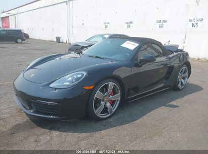 2017 PORSCHE 718 BOXSTER S Black  Gasoline WP0CB2A87HS241142 photo #3