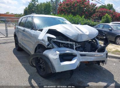 2021 FORD POLICE INTERCEPTOR UTILITY Gray  Gasoline 1FM5K8AB4MGB24876 photo #1