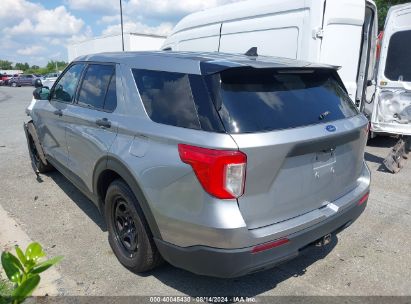 2021 FORD POLICE INTERCEPTOR UTILITY Gray  Gasoline 1FM5K8AB4MGB24876 photo #4