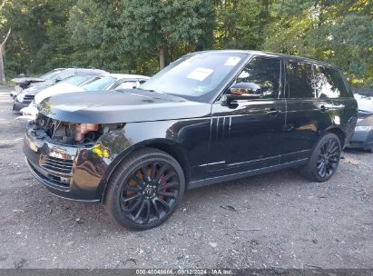 2016 LAND ROVER RANGE ROVER 5.0L V8 SUPERCHARGED Black  Gasoline SALGS2EF8GA286937 photo #3