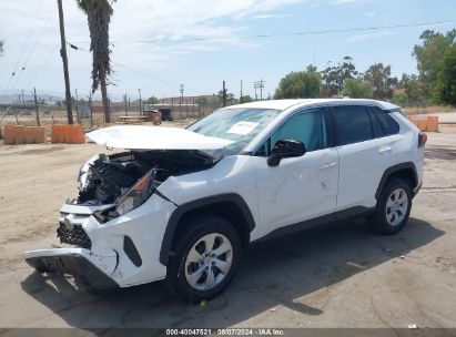 2022 TOYOTA RAV4 LE White  Gasoline 2T3H1RFV7NW198800 photo #3