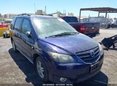 2006 MAZDA MPV LX Blue  Gasoline JM3LW28JX60565442 photo #1