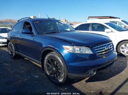 2005 INFINITI FX35 Blue  Gasoline JNRAS08UX5X101762 photo #1