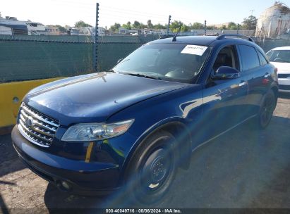 2005 INFINITI FX35 Blue  Gasoline JNRAS08UX5X101762 photo #3