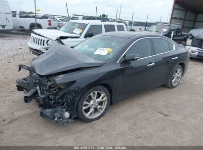 2014 NISSAN MAXIMA 3.5 SV Black  Gasoline 1N4AA5AP0EC469479 photo #3