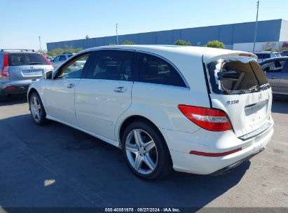 2011 MERCEDES-BENZ R 350 4MATIC White  Gasoline 4JGCB6FE3BA119263 photo #4