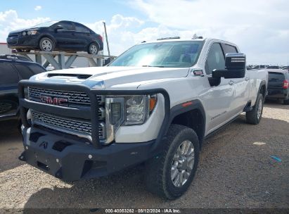 2020 GMC SIERRA 3500HD 4WD  LONG BED DENALI White  Diesel 1GT49WEY9LF145421 photo #3