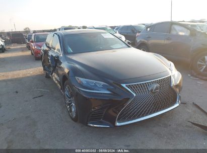 2018 LEXUS LS 500 BASE/500 F SPORT Black  Gasoline JTHB51FF4J5004230 photo #1