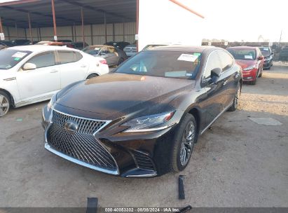 2018 LEXUS LS 500 BASE/500 F SPORT Black  Gasoline JTHB51FF4J5004230 photo #3