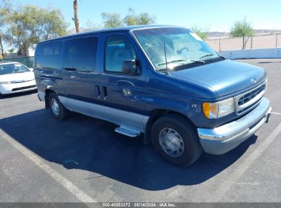 1998 FORD CLUB WAGON XL/XLT Blue  Gasoline 1FMRE11L0WHA42715 photo #1