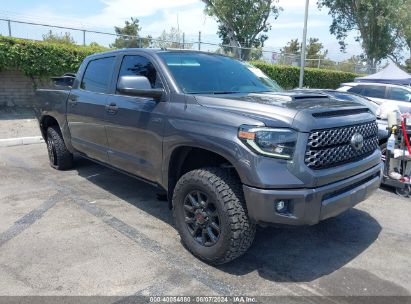 2019 TOYOTA TUNDRA SR5 5.7L V8 Gray  Gasoline 5TFEY5F14KX247141 photo #1