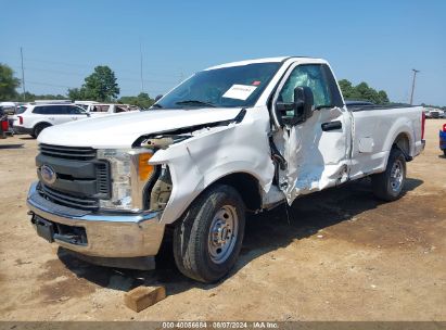 2017 FORD F250 SUPER DUTY White  Gasoline 1FTBF2A60HEE35217 photo #3