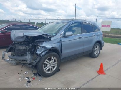 2011 HONDA CR-V EX-L Light Blue  Gasoline 5J6RE3H77BL011956 photo #3