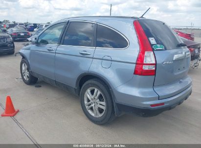 2011 HONDA CR-V EX-L Light Blue  Gasoline 5J6RE3H77BL011956 photo #4