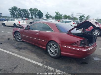 2002 MERCEDES-BENZ CL 500 Burgundy  Gasoline WDBPJ75J72A029478 photo #4