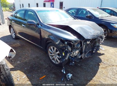 2007 LEXUS LS 460 Black  Gasoline JTHBL46F175040943 photo #1