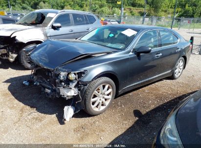 2007 LEXUS LS 460 Black  Gasoline JTHBL46F175040943 photo #3