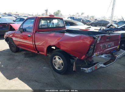 1995 TOYOTA PICKUP 1/2 TON SHORT WHLBSE DX Red  Gasoline 4TARN81P1SZ323907 photo #4