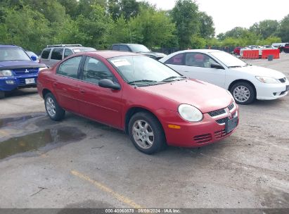 2005 DODGE NEON SXT Red  Gasoline 1B3ES56C65D156754 photo #1