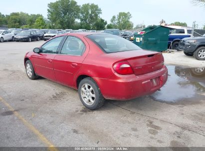 2005 DODGE NEON SXT Red  Gasoline 1B3ES56C65D156754 photo #4