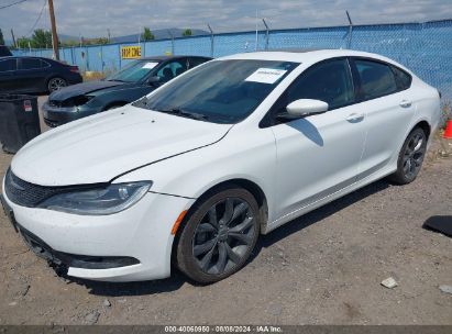 2015 CHRYSLER 200 S White  Flexible Fuel 1C3CCCBG4FN672451 photo #3