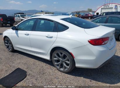 2015 CHRYSLER 200 S White  Flexible Fuel 1C3CCCBG4FN672451 photo #4