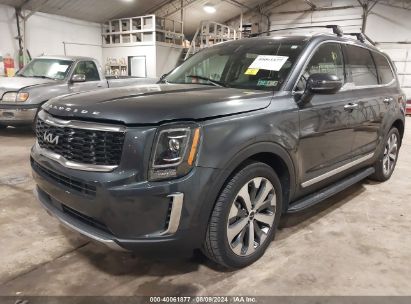 2022 KIA TELLURIDE S Black  Gasoline 5XYP6DHC7NG219946 photo #3