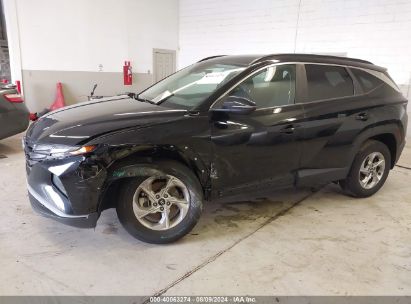 2022 HYUNDAI TUCSON SEL Black  Gasoline 5NMJBCAE4NH144376 photo #3