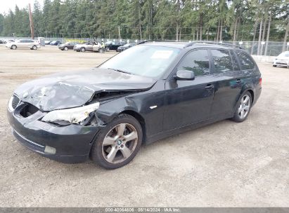 2008 BMW 535XI Black  Gasoline WBAPT73528CX00762 photo #3