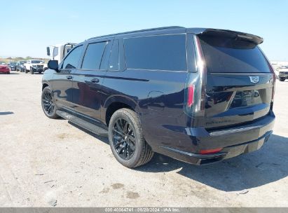 2023 CADILLAC ESCALADE ESV 4WD SPORT PLATINUM Black  Gasoline 1GYS4RKL5PR123298 photo #4