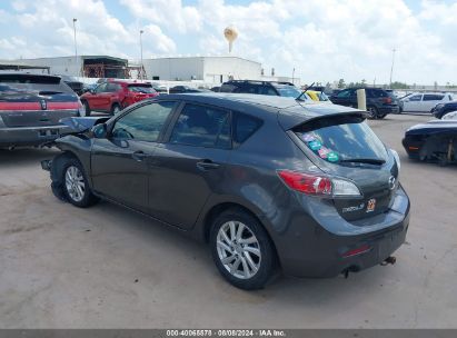 2012 MAZDA MAZDA3 I TOURING Gray  Gasoline JM1BL1L78C1615151 photo #4