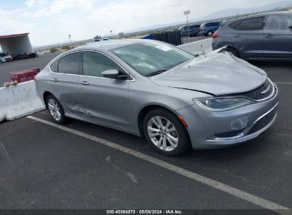 2016 CHRYSLER 200 LIMITED Silver  Gasoline 1C3CCCAB8GN154785 photo #1