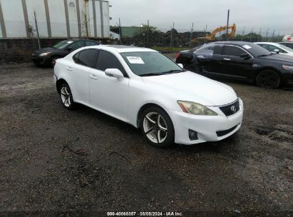 2011 LEXUS IS 250 White  Gasoline JTHCF5C27B5045141 photo #1