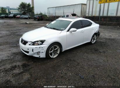 2011 LEXUS IS 250 White  Gasoline JTHCF5C27B5045141 photo #3