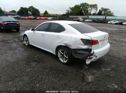 2011 LEXUS IS 250 White  Gasoline JTHCF5C27B5045141 photo #4