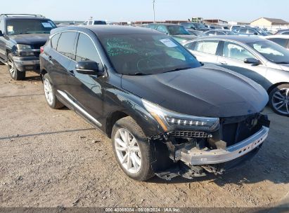 2020 ACURA RDX STANDARD Black  Gasoline 5J8TC1H37LL006813 photo #1