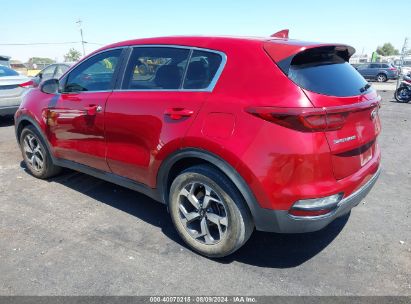 2021 KIA SPORTAGE LX Red  Gasoline KNDPM3AC7M7930987 photo #4