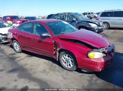 2005 PONTIAC GRAND AM SE Burgundy  Gasoline 1G2NE52F85M236406 photo #1