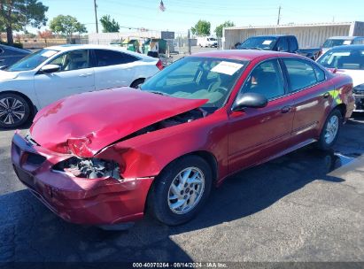 2005 PONTIAC GRAND AM SE Burgundy  Gasoline 1G2NE52F85M236406 photo #3