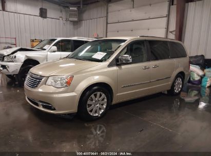 2012 CHRYSLER TOWN & COUNTRY TOURING-L Gold  Flexible Fuel 2C4RC1CG4CR118222 photo #3