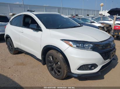 2022 HONDA HR-V 2WD SPORT White  Gasoline 3CZRU5H13NM737875 photo #1