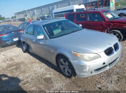 2006 BMW 530XI Silver  Gasoline WBANF73526CG68054 photo #1