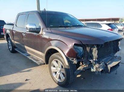 2018 FORD F150 SUPERCREW Black  Gasoline 1FTEW1CG7JKF40549 photo #1