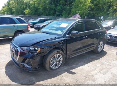 2021 AUDI Q3 PREMIUM 45 TFSI S LINE QUATTRO TIPTRONIC Black  Gasoline WA1DECF38M1051777 photo #3