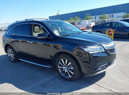 2014 ACURA MDX TECHNOLOGY PACKAGE Black  Gasoline 5FRYD3H46EB014105 photo #1