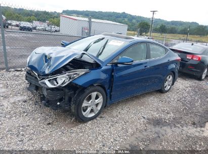 2016 HYUNDAI ELANTRA VALUE EDITION Blue  Gasoline KMHDH4AE6GU588240 photo #3