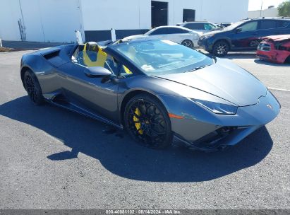 2023 LAMBORGHINI HURACAN EVO SPYDER RWD Gray  Gasoline ZHWUT5ZF9PLA21588 photo #1